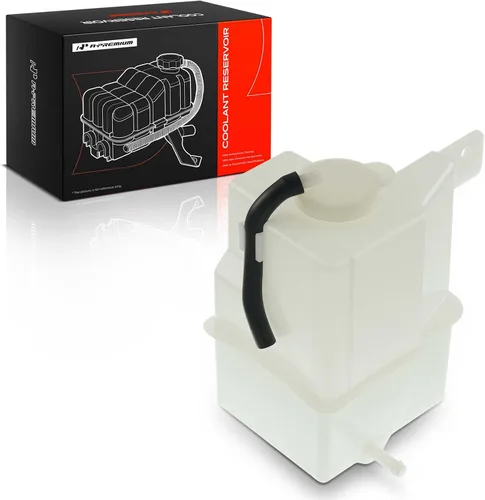 A-Premium Tanque de depósito de recuperación de desbordamiento de refrigerante del motor [con tapa] Compatible con Mazda Protege 1995-2003 [1.5L,