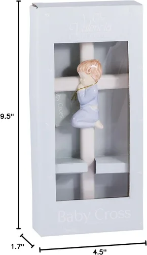 Miniatura 5 de Roman Giftware Inc., regalos para niños, bebé nuevo, 7.5 pulgadas de alto, niño orante valencia, religioso, inspirador, duradero (7 x 4 x 1)