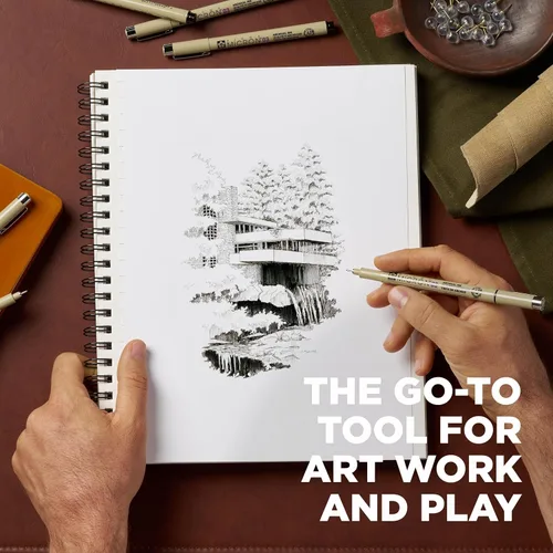 Miniatura 3 de Sakura Pigma, juego de pluma de tinta Micron en blíster