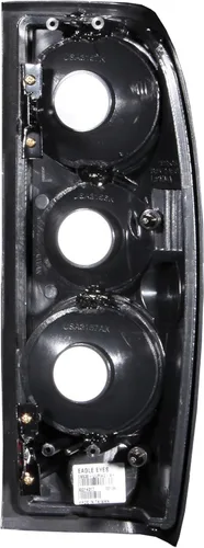 Miniatura 2 de luces de cola estilo europeo color negro para Nissan Frontier, tamaño completo - (Par)