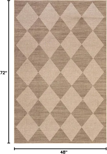 Miniatura 2 de nuLOOM Alfombra superior de yute de 4 x 6 pies, lavable a máquina, antideslizante, para sala de estar, dormitorio, habitación de niños, guardería