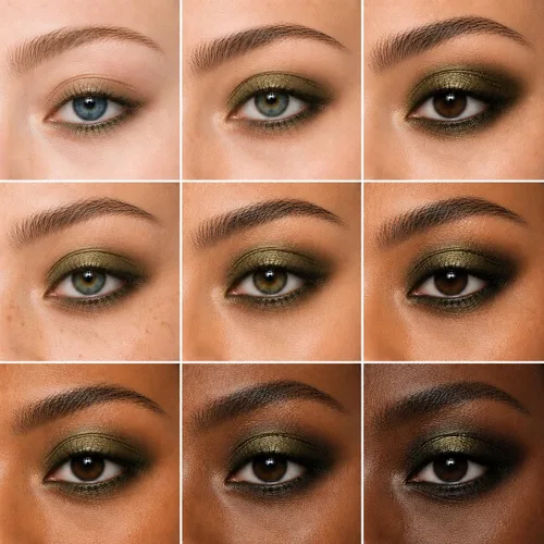 Miniatura 8 de Artisan L'uxe Beauty Velvet Jumbo Delineador de ojos verde oliva con afilador gratuito Maquillaje mezclable para ojos ahumados – Delineador