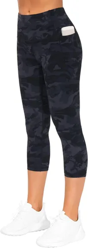Miniatura 2 de The GYM People - Leggings de entrenamiento con control de abdomen y bolsillos pantalones de yoga atléticos de cintura alta para mujeres que corren