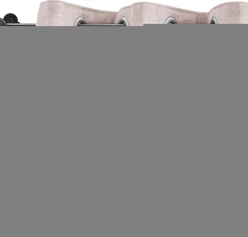 Miniatura 70 de Fcosie Cortinas opacas de lino 100 % opacas de 50 pulgadas de ancho x 63 pulgadas de largo, paneles de cortina con ojales para sala de estar