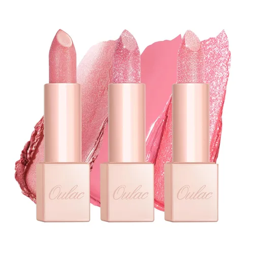 Miniatura 15 de Oulac Lápiz labial hidratante de coral para mujeres Bálsamo labial tintado infundido con ácido hialurónico sódico, maquillaje de labios ligero, PG04