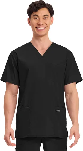 Miniatura 40 de Cherokee WW Professionals WW695 - Camisa de uniforme sanitario para hombre, con cuello en V