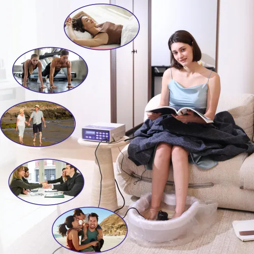 Miniatura 4 de Máquina de baño de pies con desintoxicación iónica, máquina iónica de desintoxicación de pies, spa de pies, limpieza de células acuáticas, regalo