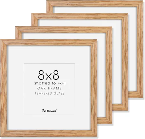 Miniatura 68 de Portarretratos de 16 x 20 pulgadas para pared, marcos de madera de roble macizo de 16 x 20 pulgadas, vidrio templado, marco de fotos de 16 x 20