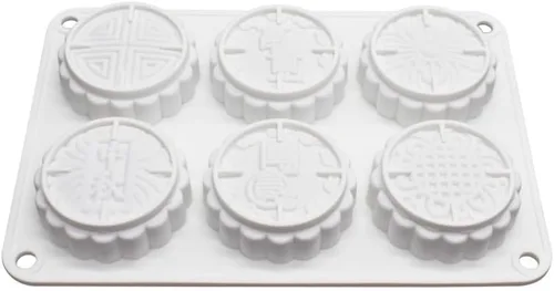 Miniatura 7 de Molde de silicona para pastel con 6 flores, molde de pan casero DIY, moldes de silicona para pastel, molde para pastel de luna, herramientas
