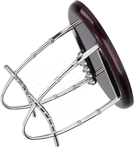 Miniatura 3 de Bolas de equilibrio clásicas Newton Cradle 5 bolas de acero de péndulo Ulum para oficina y educación escolar Newton bolas de cojinete oscilante (S)
