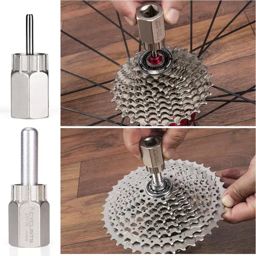 Miniatura 3 de Kit de herramientas de extracción de casete de bicicleta, herramientas de extracción de piñón de bicicleta, herramienta de látigo de cadena y anillo