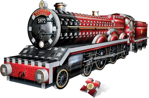 Miniatura 6 de Wrebbit3D Harry Potter - Rompecabezas 3D modelo de Hogwarts Express 460 piezas de rompecabezas Construye el icónico tren y viaje a través