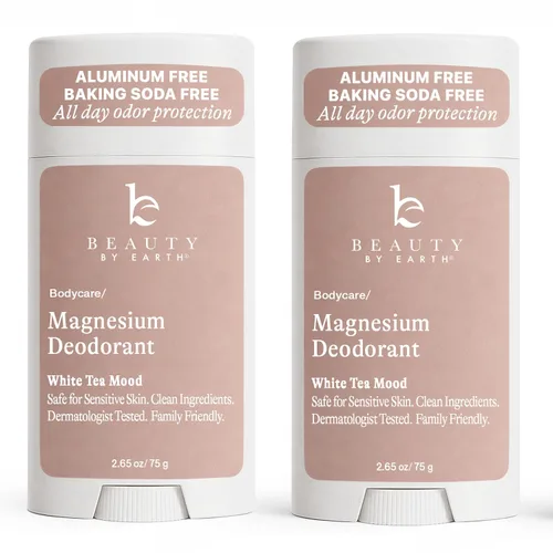 Miniatura 11 de Desodorante sin aluminio para hombres y mujeres, fabricado en Estados Unidos con ingredientes naturales y 55% orgánicos, protección contra olores