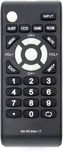 NS-RC4NA-17 NSRC4NA17 - Control remoto de repuesto para Insignia LCD TV NS-24D310NA17 NS-24D510MX17 NS-24D510NA17 NS-32D310MX17