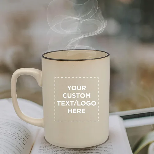 Miniatura 8 de Juego de 12 tazas personalizadas de cerámica mate El Grande de 20 onzas, paquete personalizado a granel, perfectas para té, espresso, capuchino
