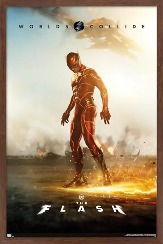 Miniatura 8 de DC Comics Movie The Flash - Póster de pared de una hoja, 34 pulgadas de largo x 22.4 pulgadas de ancho, versión premium sin marco