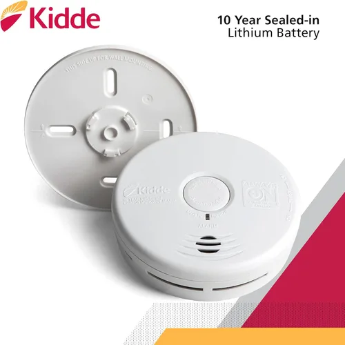 Miniatura 5 de Kidde - Combo de detector de humo y detector de monóxido de carbono con batería de 10 años de duración