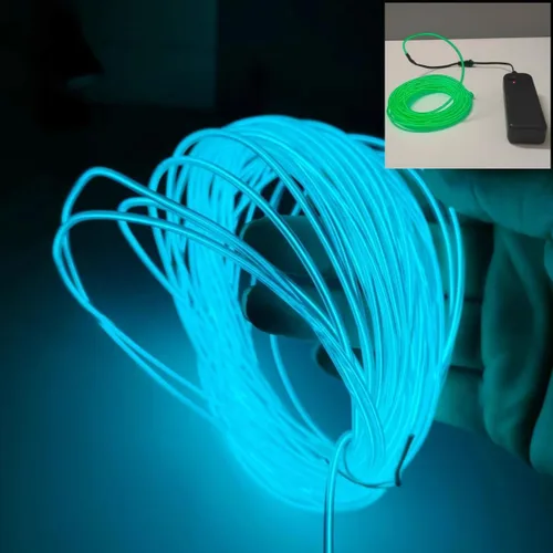 Miniatura 22 de Tira de luces LED de 360° – con opciones de alimentación de batería/USB – Luces LED flexibles para dormitorio, decoración del hogar, diseños