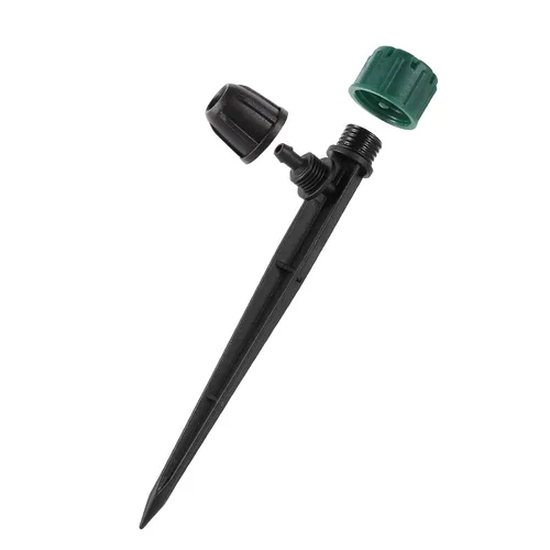 Miniatura 5 de 80 emisores de riego por goteo para tubo de goteo de 1/4 pulgadas, goteros automáticos ajustables de 360 grados en estaca de flecha de 5.5 pulgadas