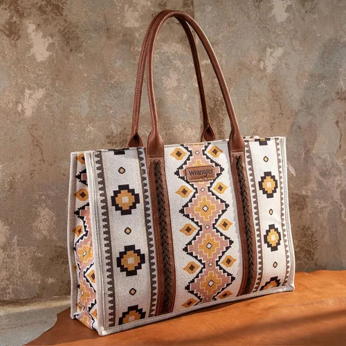 Miniatura 2 de Wrangler Aztec Tote Bag for Women Boho Shoulder Purses and Handbags