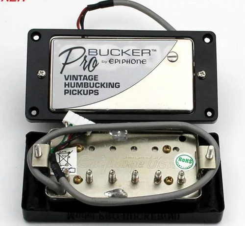 Miniatura 3 de ProBucker Alnico Pastillas de puente y cuello con arnés de cableado profesional y interruptores de 3 vías universales para guitarra eléctrica