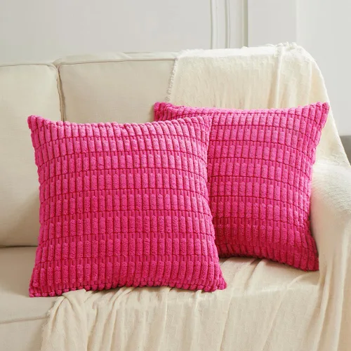 Miniatura 63 de Fancy Homi - Paquete de 2 fundas de almohada decorativas estilo bohemio de 16 x 16 pulgadas para sala de estar, sofá, cama, funda de cojín cuadrada