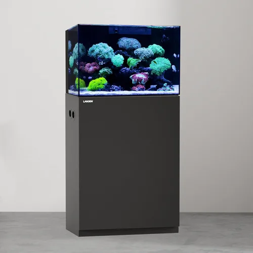 Miniatura 11 de Landen Soporte de madera para acuario y gabinete para tanque de hasta 20 galones, soporte de tanque de agua salada y reptil de peces, alfombrilla