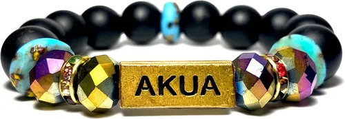 Miniatura 40 de Pulseras africanas tradicionales con nombre nacido en el día para mujeres de Ghana, materiales naturales, ajuste cómodo y holgado