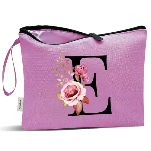 Miniatura 69 de Vavabox A-Z Bolsa de Maquillaje Personalizada, Regalos de Cumpleaños para Mujeres y Mamá, Regalos para la Mejor Amiga, Bolsa de Cosméticos
