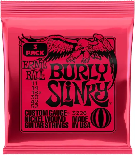 Miniatura 20 de Ernie Ball Regular Slinky - Cuerdas de guitarra eléctrica de níquel enrollado, 6 unidades, calibre 10-46 Regular (38-56)