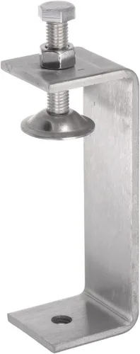 uxcell Abrazadera en C de acero inoxidable con apertura de mandíbula de 5.512 in de ancho para carpintería Soldadura Edificio Montaje doméstico