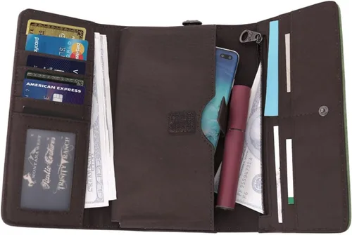 Miniatura 2 de Montana West Cartera de mano para mujer con diseño de acordeón
