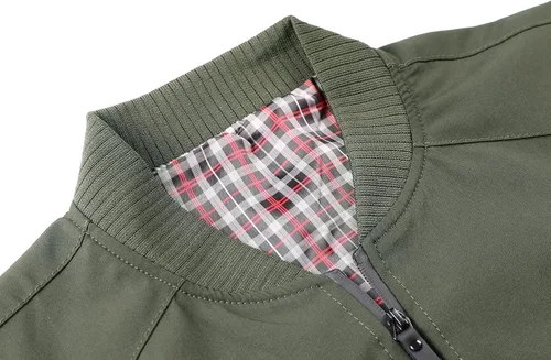 Miniatura 5 de Lentta - Chaqueta Bomber de Ajuste Delgado y Ligera de Softshell para Hombre, Chaquetas de Otoño para Hombre