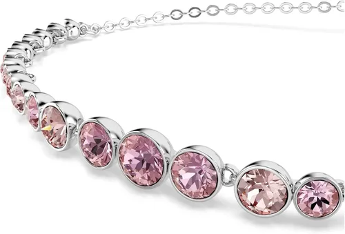 Miniatura 15 de Swarovski Colección de joyas de pulseras de tenis Emily con cristales transparentes, cristales azules, cristales rosados