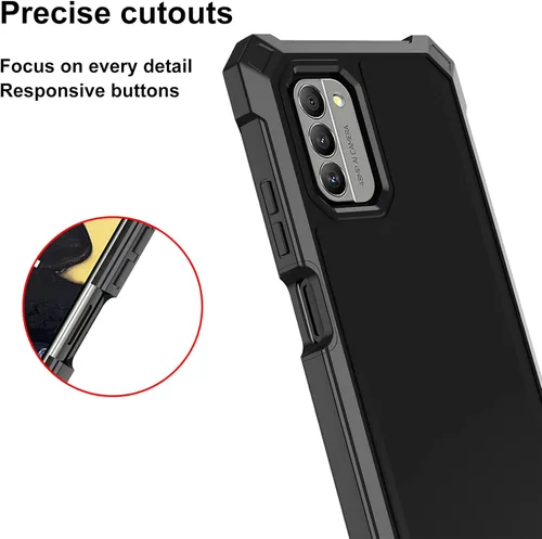 Miniatura 5 de Ailiber Funda para Nokia G310, Nokia G310 con protector de pantalla de vidrio templado, protección de estructura de 2 capas, esquinas a prueba