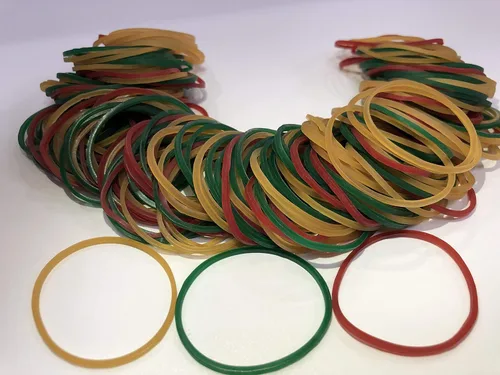 Miniatura 7 de Bandas de goma, tamaño 64 (3 1/2 pulgadas x 1/4 pulgadas), bandas de goma elásticas coloridas sin látex, bandas de goma a granel, bandas elásticas