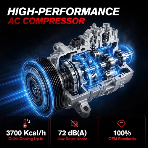 Miniatura 6 de Compresor de CA para Chevy/GMC modelo, 2000-2013 Silverado 1500, 01-13 Sierra 1500, 01-14 Tahoe, Suburban 1500, Yukon, Reemplazar 29002C 10364873