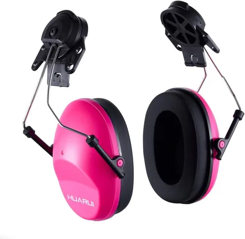Miniatura 8 de Casco con cancelación de ruido, orejeras acoplables, bloqueo de sonido, protección auditiva para sitios de construcción, adaptadores