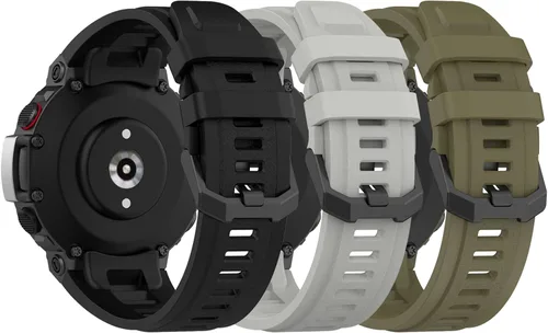 Miniatura 8 de E ECSEM Correa compatible con Amazfit T-Rex 2 - Correa de repuesto de silicona suave para reloj inteligente Amazfit T-Rex 2, accesorios