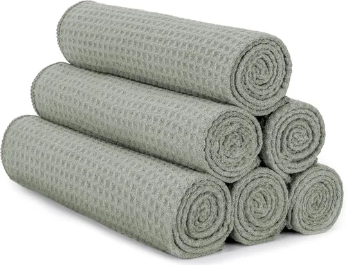Miniatura 13 de S&T INC. Toallas de microfibra para gimnasio, toalla de yoga para el hogar y bolsa de gimnasio, 16 x 27 pulgadas, paquete de 6