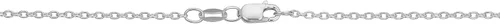 Miniatura 9 de Kooljewelry Collar de plata de ley u oro amarillo sobre plata de ley para mujer (0.047 in, 0.063 in o 0.083 in)