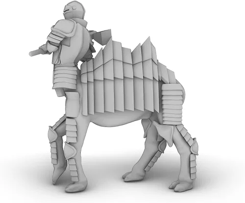 Miniatura 5 de Cameltaur Fighter - Miniatura para juegos DND sin base