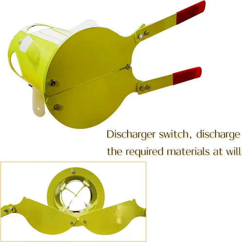 Miniatura 4 de Dispensador de bolsas grandes para almacén granja casa (amarillo)