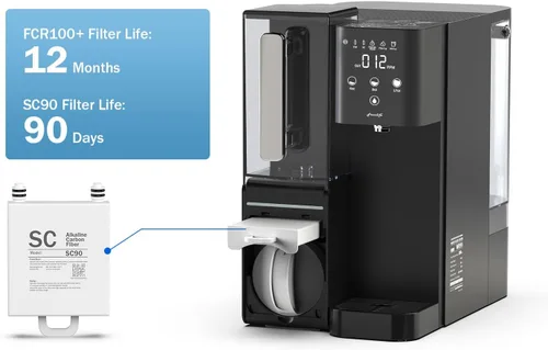 Miniatura 3 de Frizzlife Cartucho de filtro de poste de reemplazo SC90 para sistema de filtro de agua de ósmosis inversa de encimera WB99 - alcalino