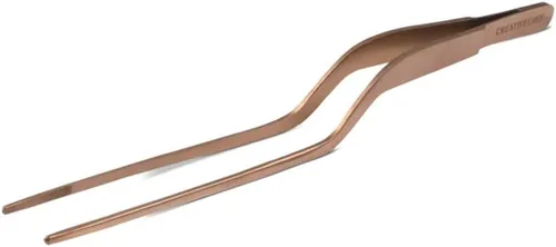 Miniatura 8 de Pinzas de cocina de acero inoxidable dorado de 12 pulgadas con puntas dentadas para agarre