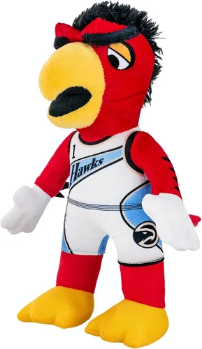 Miniatura 7 de Bleacher Creatures Atlanta Hawks Harry The Hawk Figura de Peluche de 10" - Una Mascota para Jugar o Exhibir