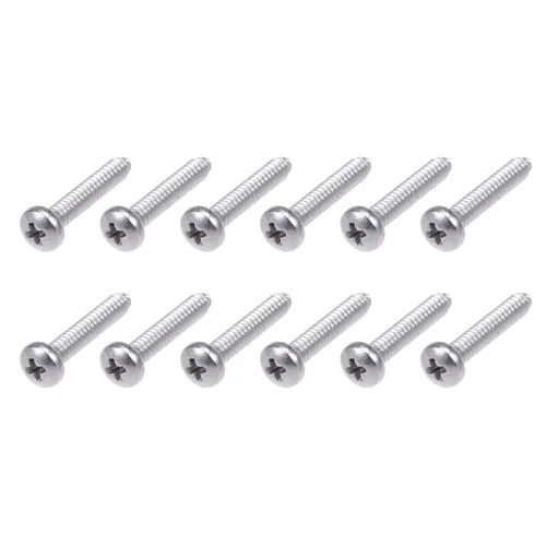 Miniatura 16 de METALLIXITY Tornillos de máquina (M1.0.236 x 0.079 in), 50 unidades, pernos Phillips cruzados de acero inoxidable 304, para instalación de muebles