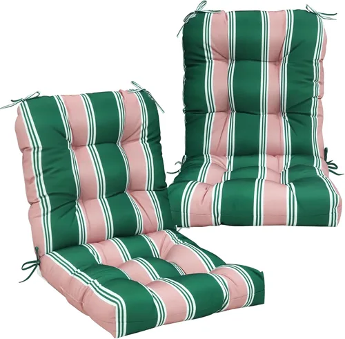Miniatura 30 de EAGLE PEAK Cojín Acolchado para Silla de Exterior/Interior para Asiento/Respaldo, Juego de 1, 42'' x 21'', Azul Claro