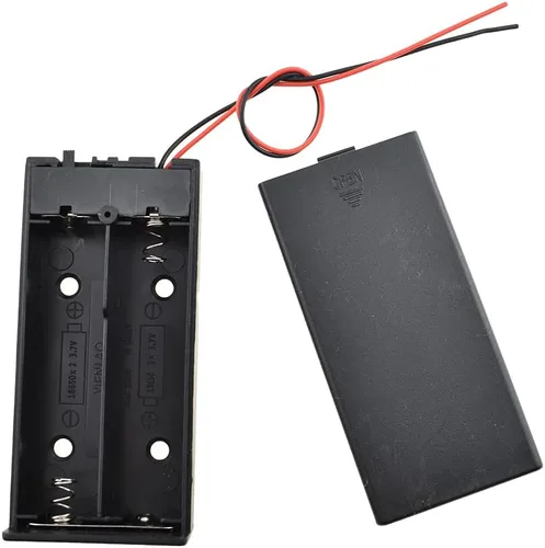 Miniatura 30 de HAHIYO 2 soportes de batería AAA con conector JST, suministro portátil, intercambio rápido, tapas de forma segura, conveniente interruptor