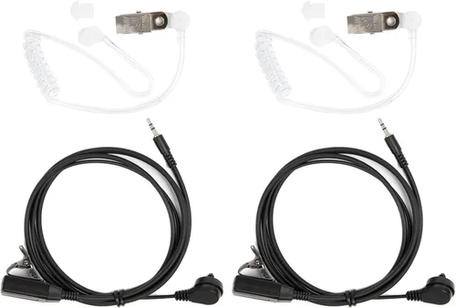 Walkie Talkie - Auriculares para Cobra de 1 pin de tubo acústico con micrófono PTT compatibles con Cobra Talkabout CXT195 CX112 ACXT1035r ACXT145